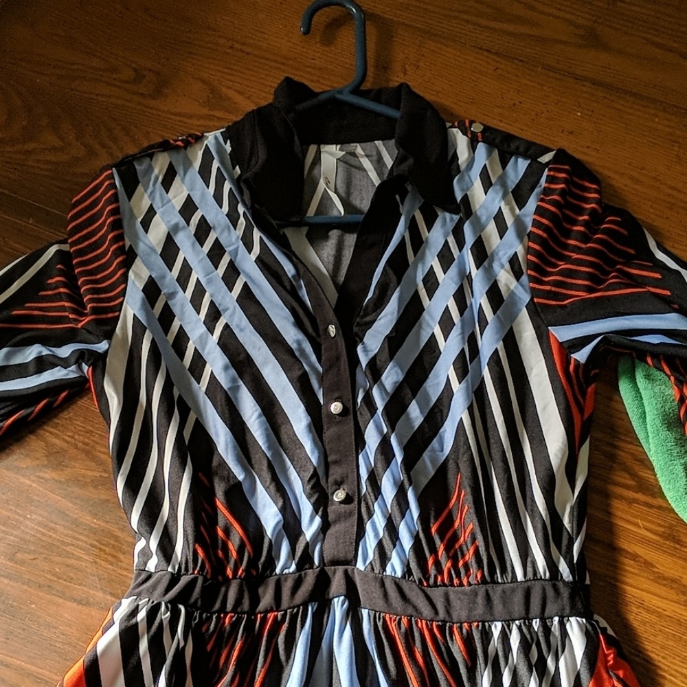 Long sleeve retro dress